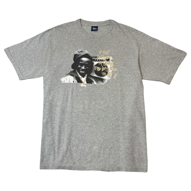 2000s Stussy 'Ain't Where Ya From' Tee Grey
