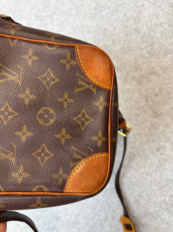 Louis Vuitton Danube Leather Monogram Crossbody Bag