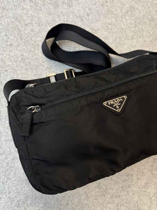 Prada Nylon Crossbody Bag Black | Vitnage Clothing Store Canada