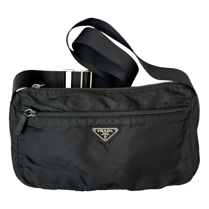 Prada Nylon Crossbody Bag Black | Vitnage Clothing Store Canada