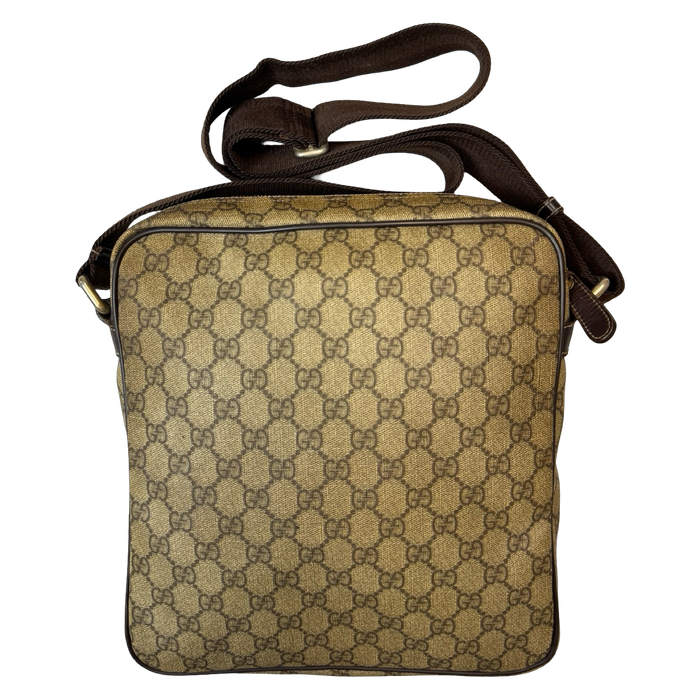 Gucci GG Supreme Monogram Messenger Leather Bag | Vitnage Clothing Store Canada