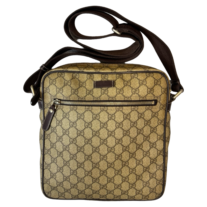 Gucci GG Supreme Monogram Messenger Leather Bag | Vitnage Clothing Store Canada