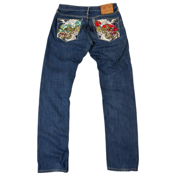 Evisu Lot 2010 Back Pocket Embroidery Denim Pants