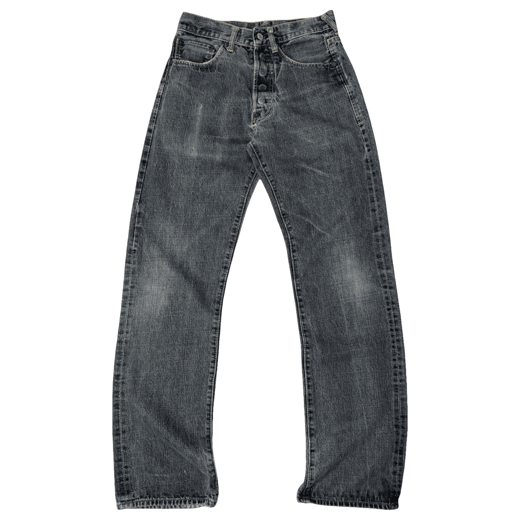 Evisu Red Double Seagull Embroidered Denim Pants