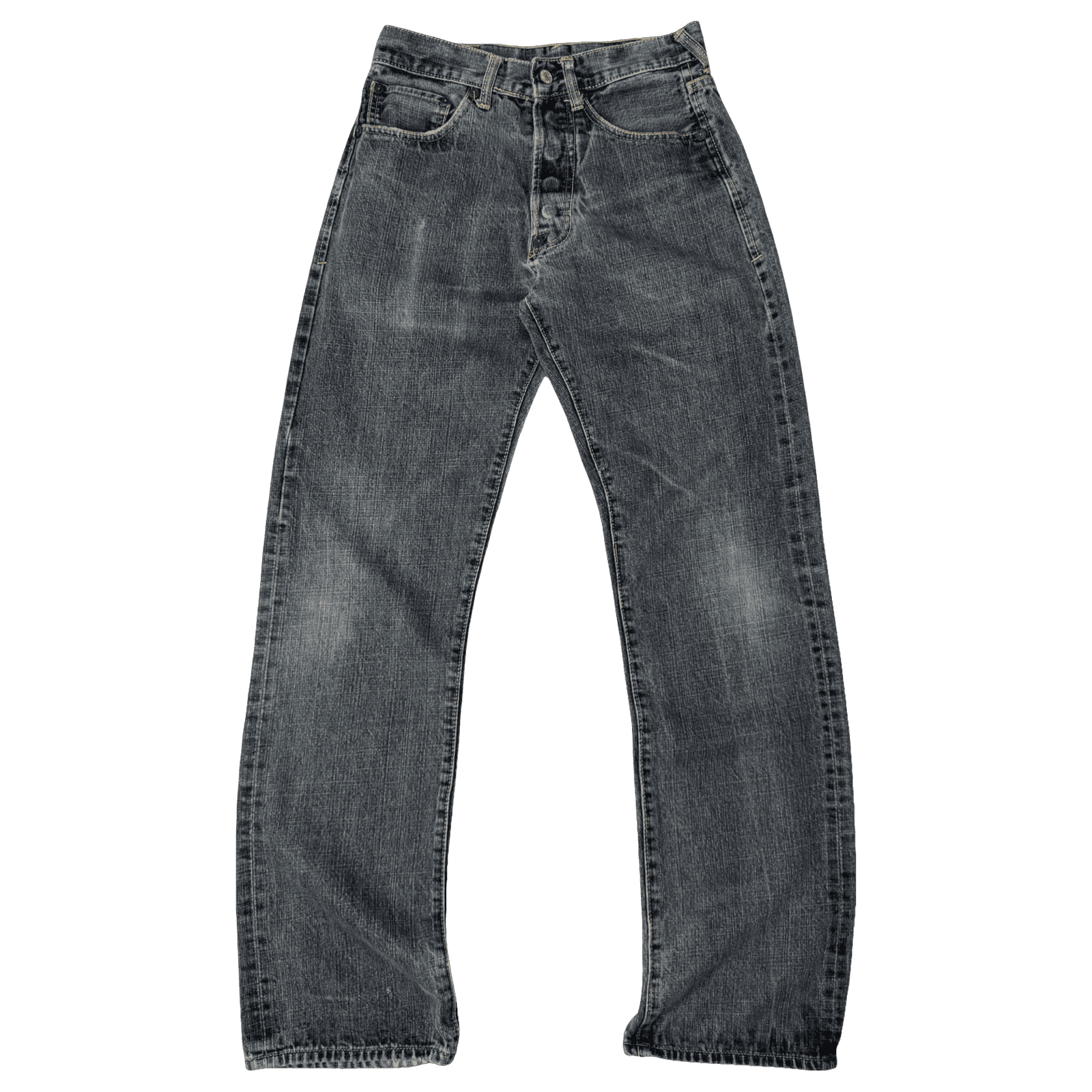 Evisu Red Double Seagull Embroidered Denim Pants