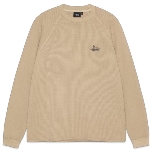 Stussy Thermal Longsleeve SAND | Vintage Clothing Store Canada