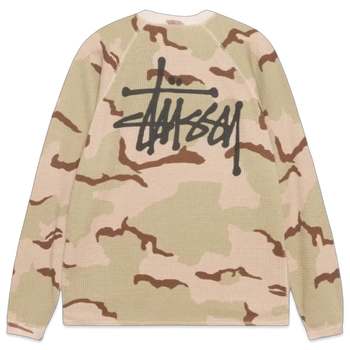 Stussy Thermal Longsleeve Sand Camo
