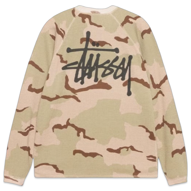 Stussy Thermal Longsleeve Sand Camo