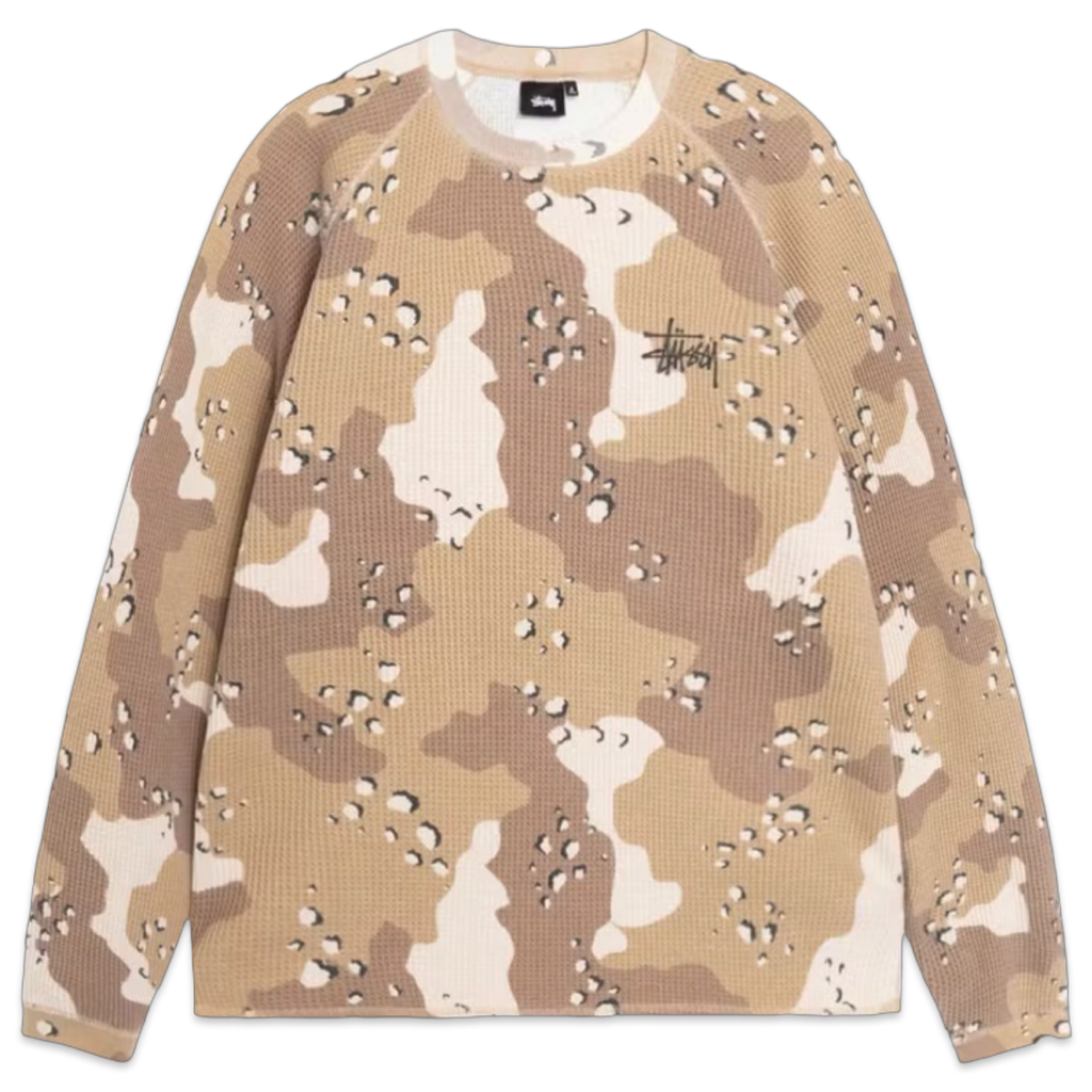 Stussy Thermal Longsleeve Desert Camo