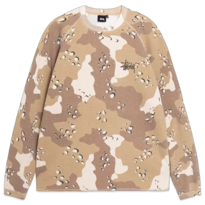Stussy Thermal Longsleeve Desert Camo | Vitnage Clothing Store Canada