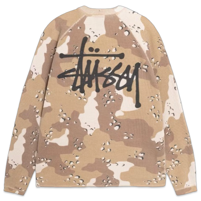 Stussy Thermal Longsleeve Desert Camo