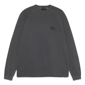 Stussy Thermal Longsleeve Washed Black