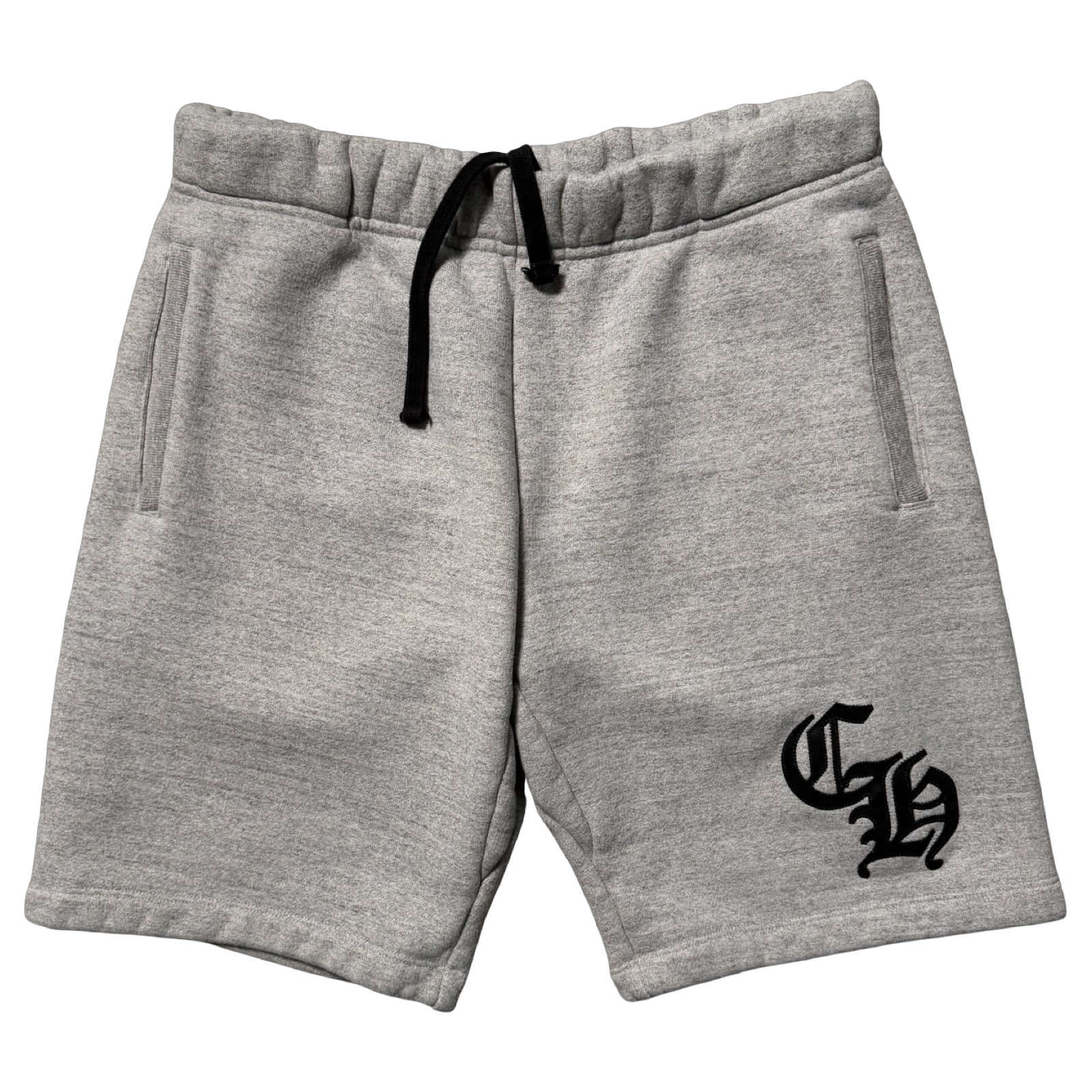 CHROME HEARTS NYLON CH LOGO SWEAT SHORTS GREY