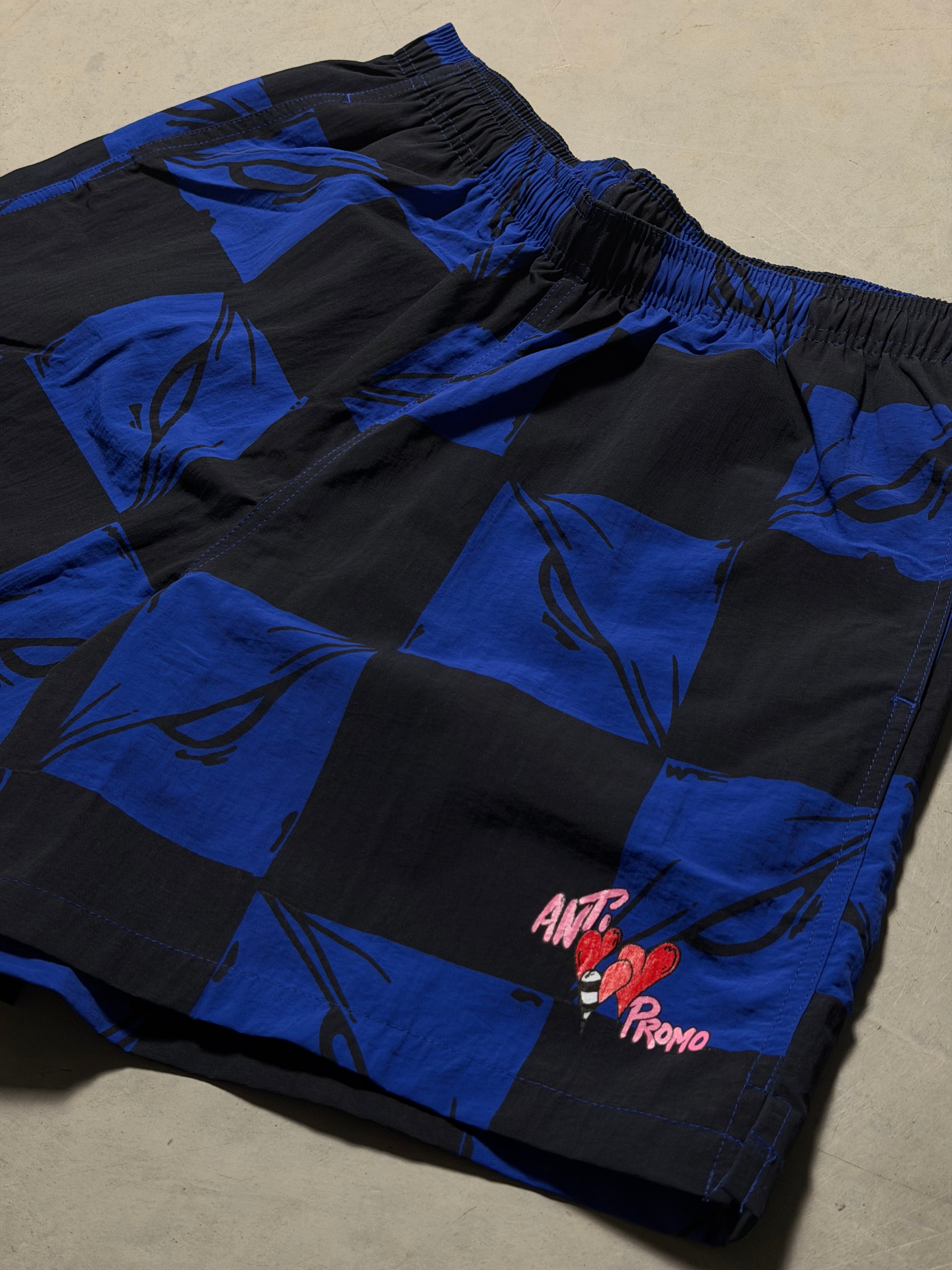 Matty Boy Anti Promo 99 Eyes Nylon Shorts Blue
