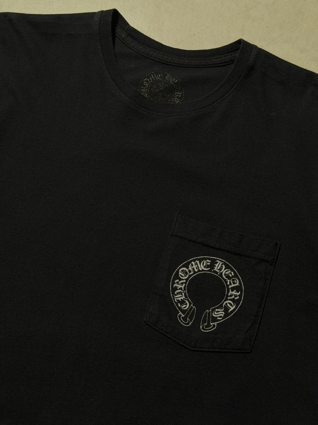 Chrome Hearts Malibu Horseshoe Pocket Tee Black/Silver