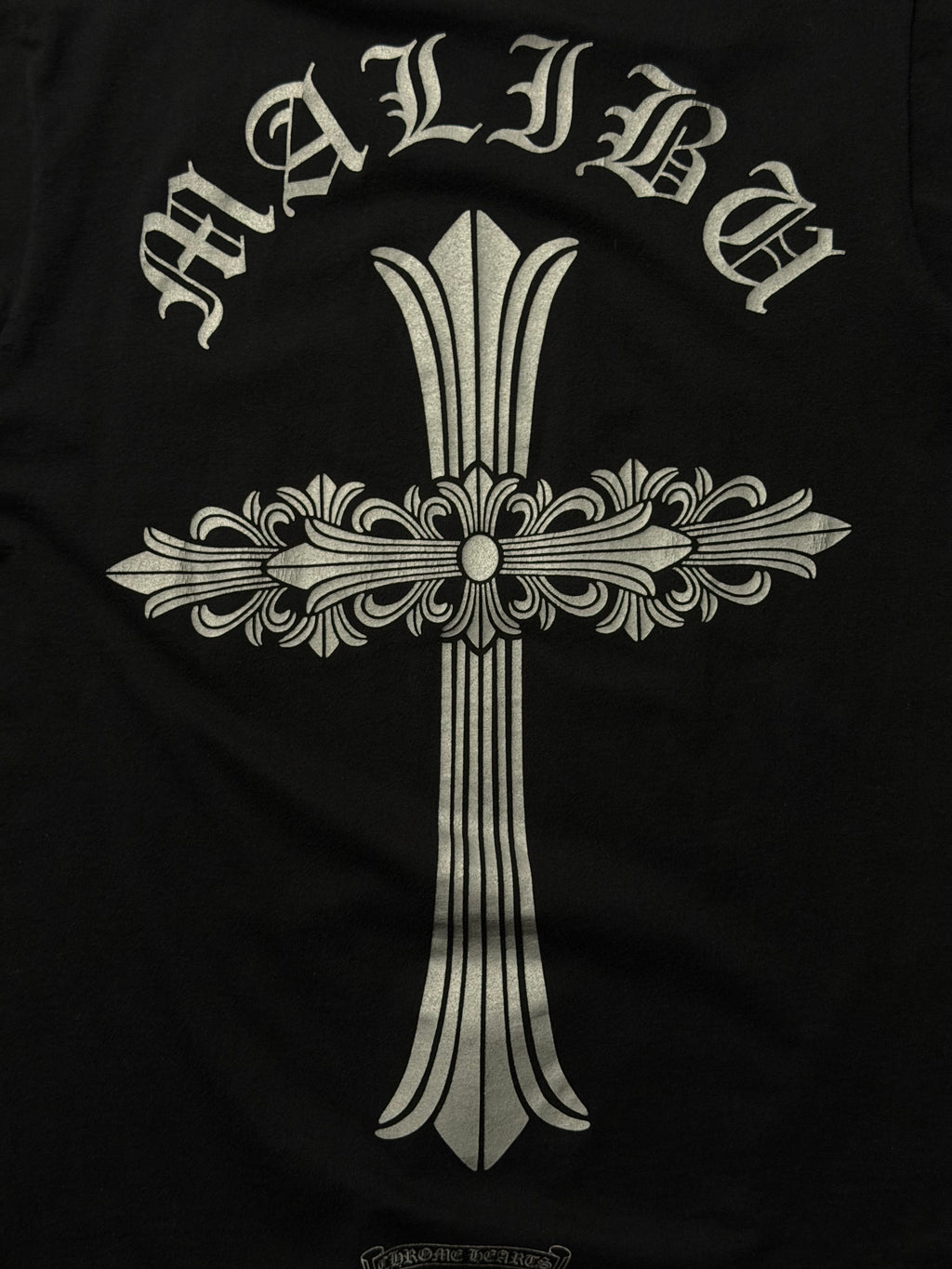 Chrome Hearts Malibu Horseshoe Pocket Tee Black/Silver
