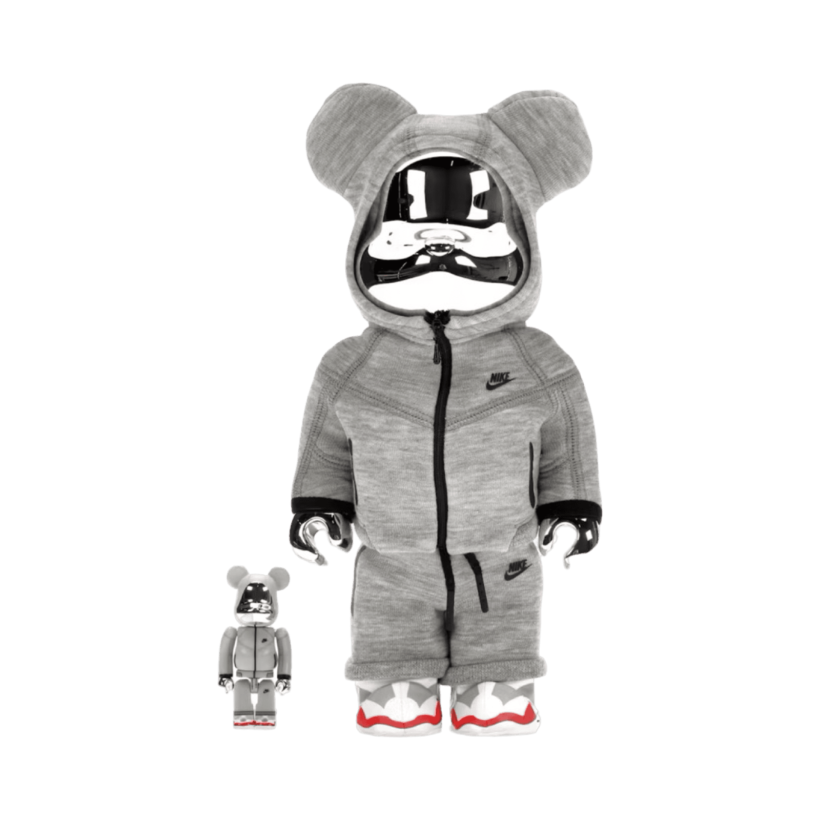 Bearbrick x Nike Tech Fleece N98 100% & 400% Set