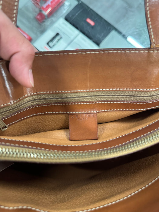 Celine Macadam Triomphe Leather Handbag | Vitnage Clothing Store Canada