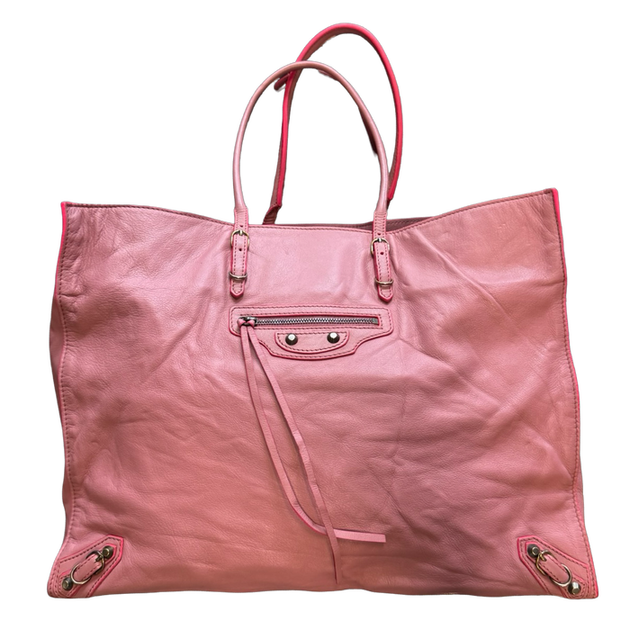 Balenciaga Papier A4 Tote Pink | Vitnage Clothing Store Canada