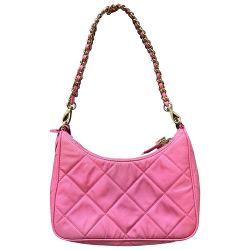 Prada Re-Nylon Chaine Mini Bag Pink | Vintage Clothing Store Canada