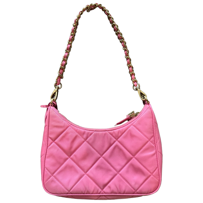 Prada Re-Nylon Chaine Mini Bag Pink | Vitnage Clothing Store Canada