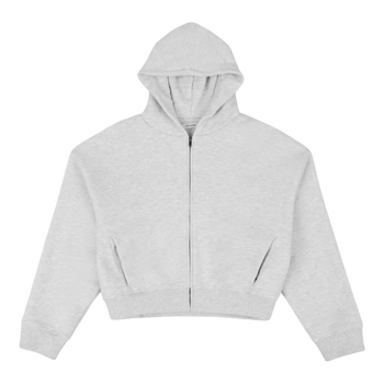 Entire Studios Thermal Zip Up Sweater Grey