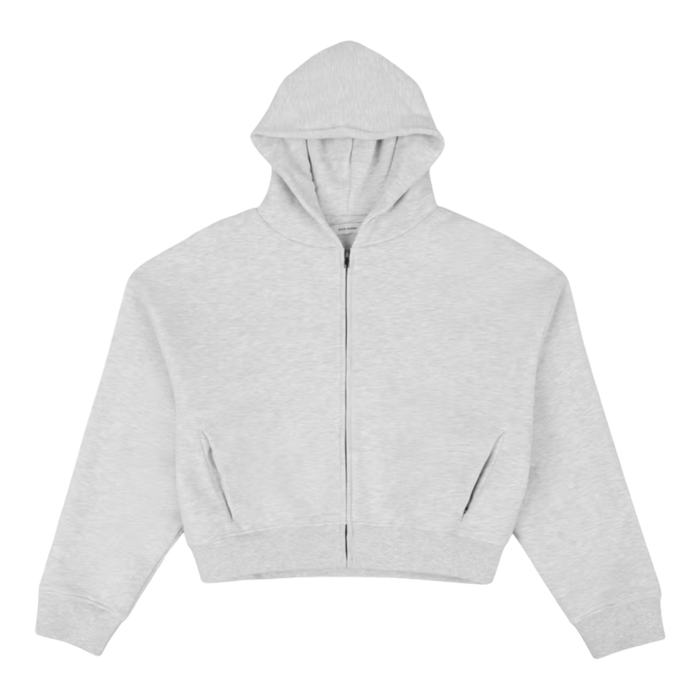 Entire Studios Thermal Zip Up Sweater Grey | Vitnage Clothing Store Canada