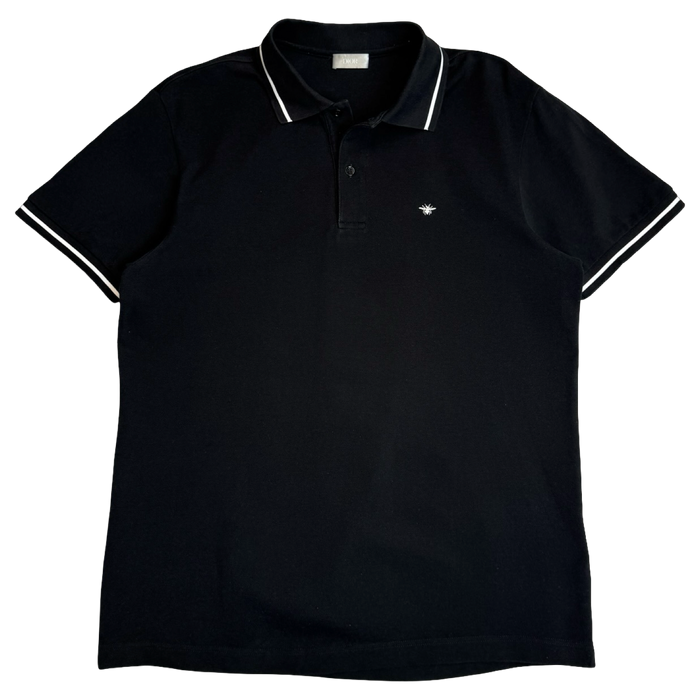 Dior Bee Polo Shirt Black | Vitnage Clothing Store Canada