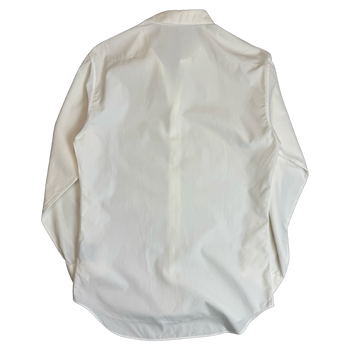 Dior Signature Logo Collared Button Up Longsleeve White