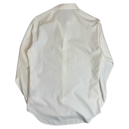 Dior Signature Logo Collared Button Up Longsleeve White | Vintage Clothing Store Canada