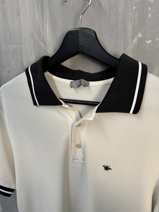 Dior Bee Polo Shirt White | Vitnage Clothing Store Canada