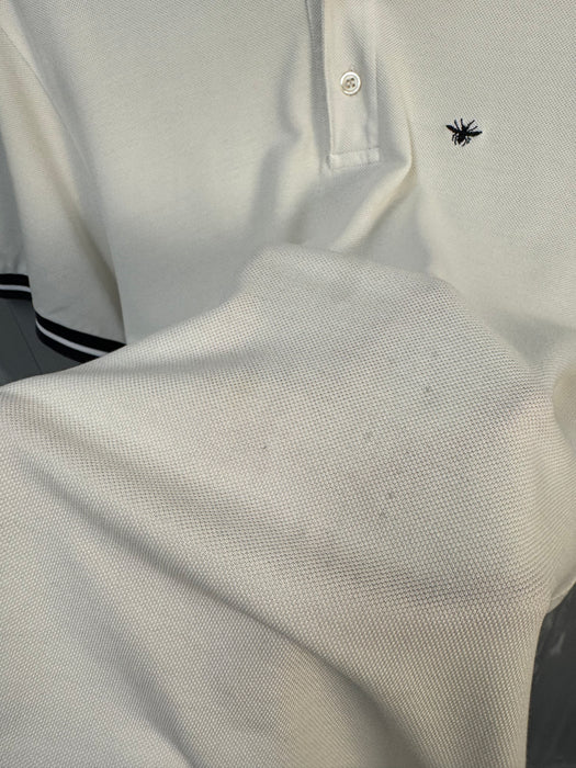 Dior Bee Polo Shirt White | Vitnage Clothing Store Canada