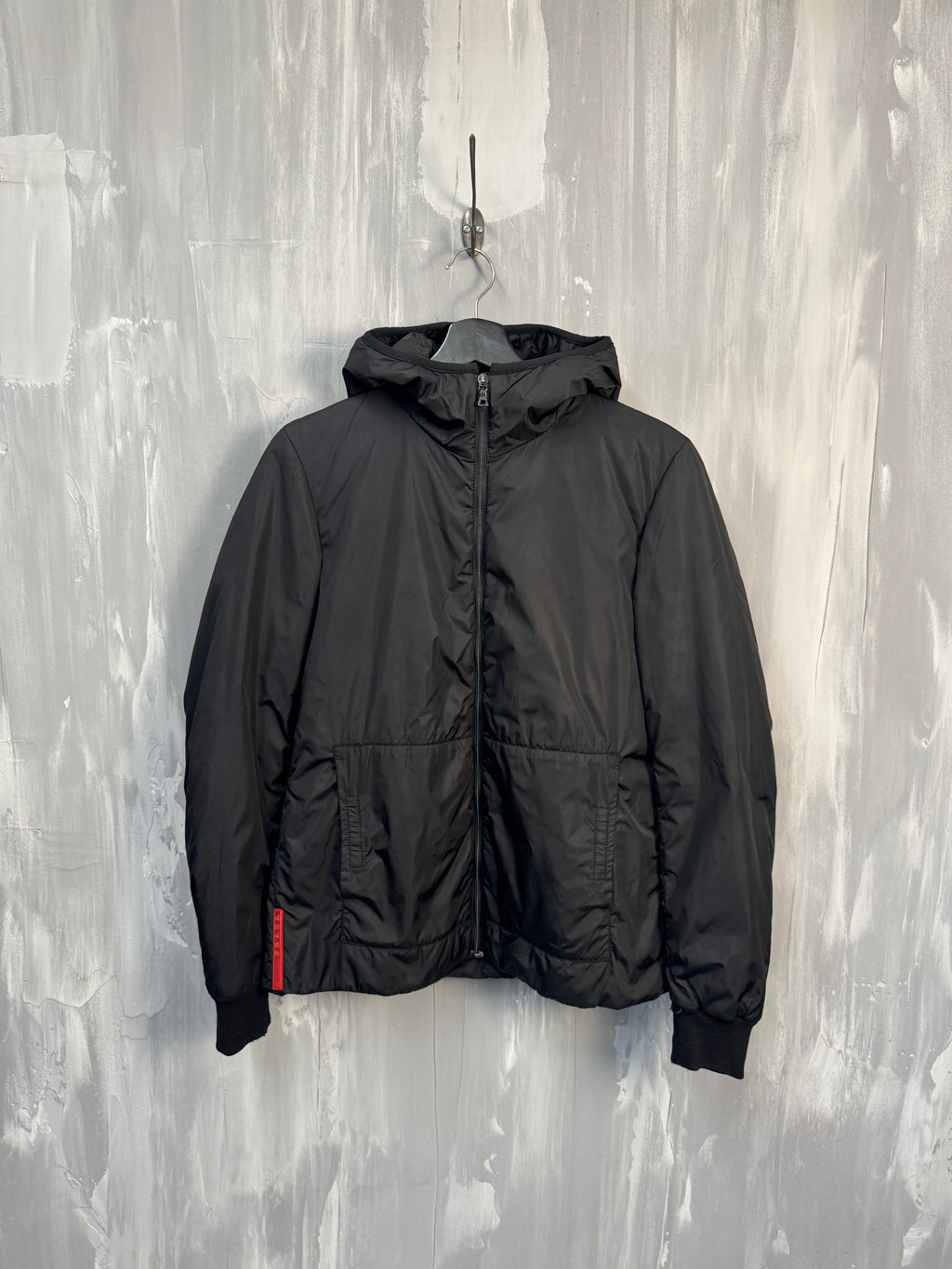 Prada Nylon Down Jacket Black