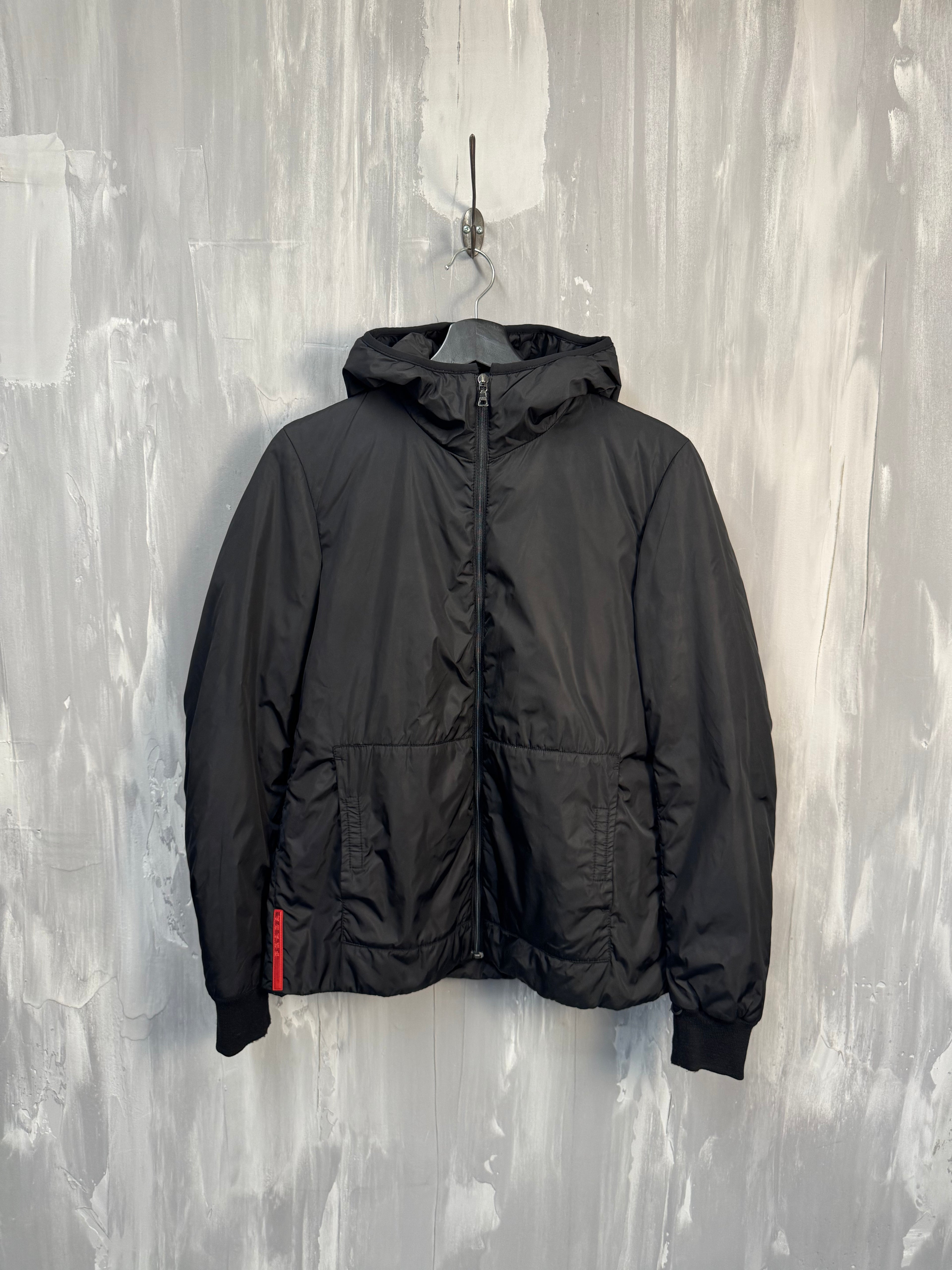 Prada Nylon Down Jacket Black