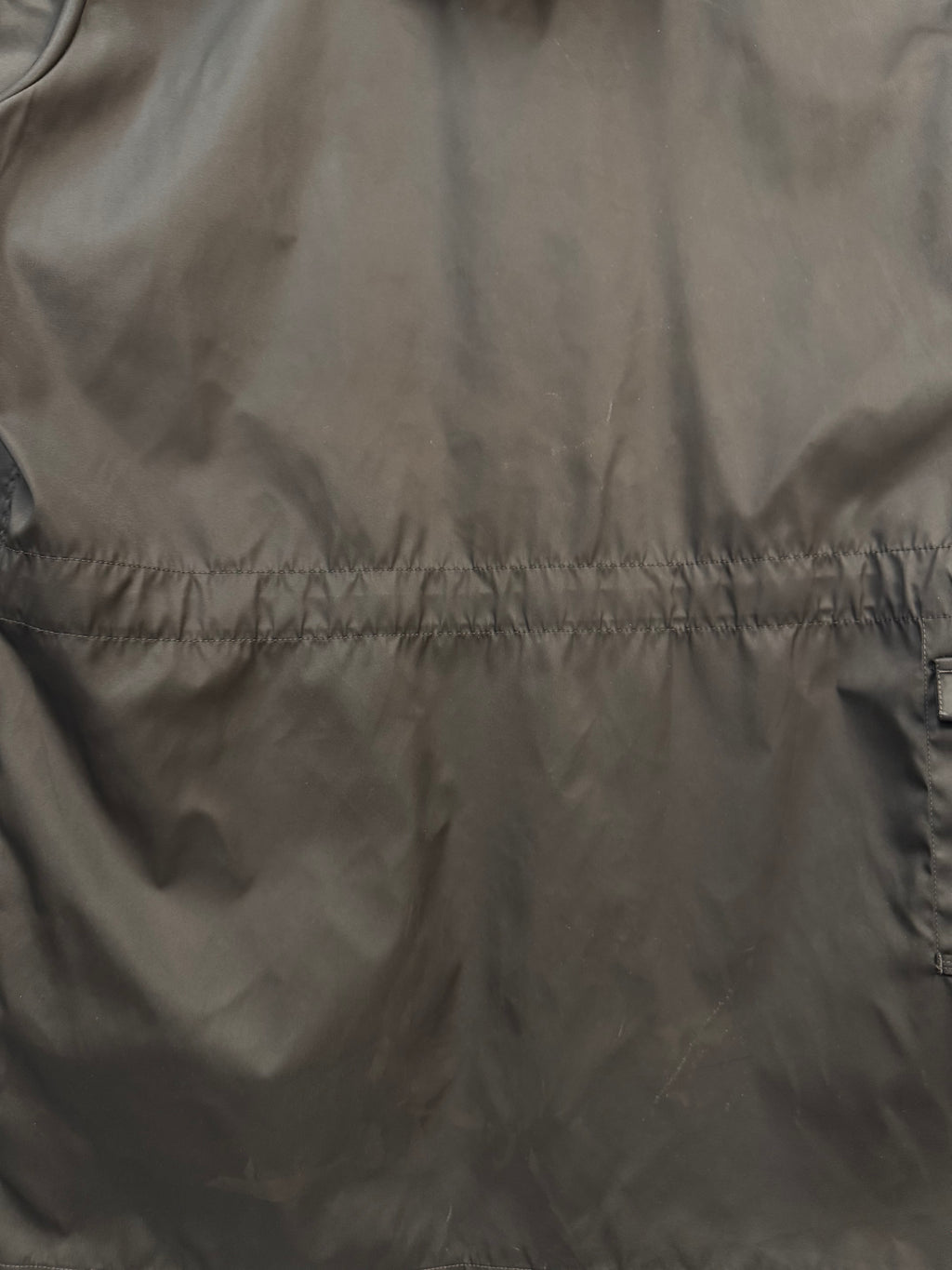 Prada Nylon Light Parka Dark Brown
