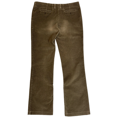 Prada Corduroy Pants Brown | Vintage Clothing Store Canada