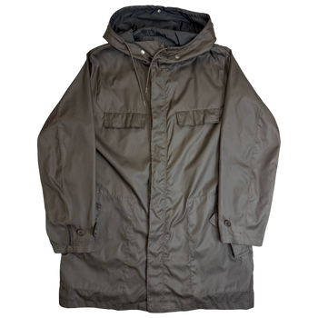 Prada Nylon Light Parka Dark Brown