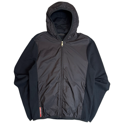 Prada Sport Hooded Windbreaker Black | Vintage Clothing Store Canada
