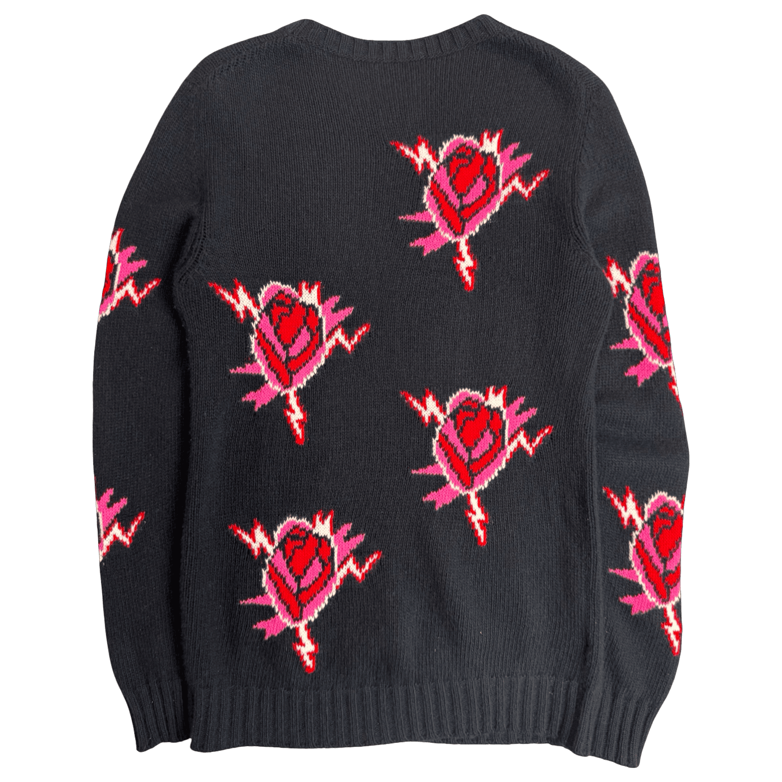 Prada Rose Cashmere Knit Sweater