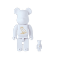 Bearbrick x OVO 400% & 100% Set Pearl White