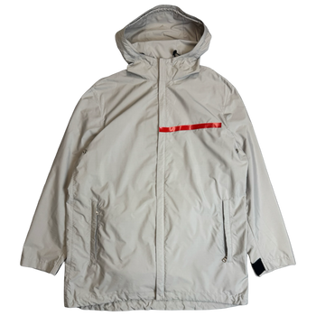 Prada Sport Red Stripe Light Jacket Beige