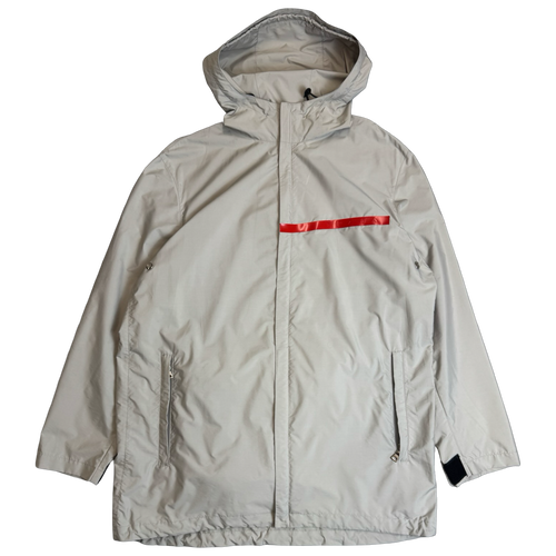 Prada Sport Red Stripe Light Jacket Beige | Vintage Clothing Store Canada