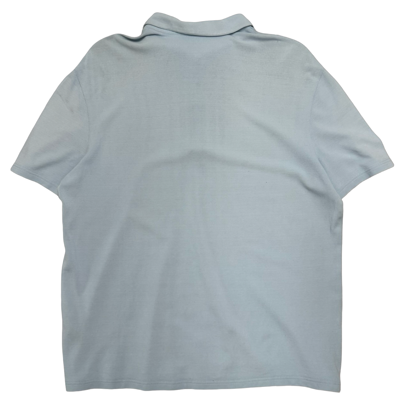 Prada Quarter Zip Polo Shirt Light Blue