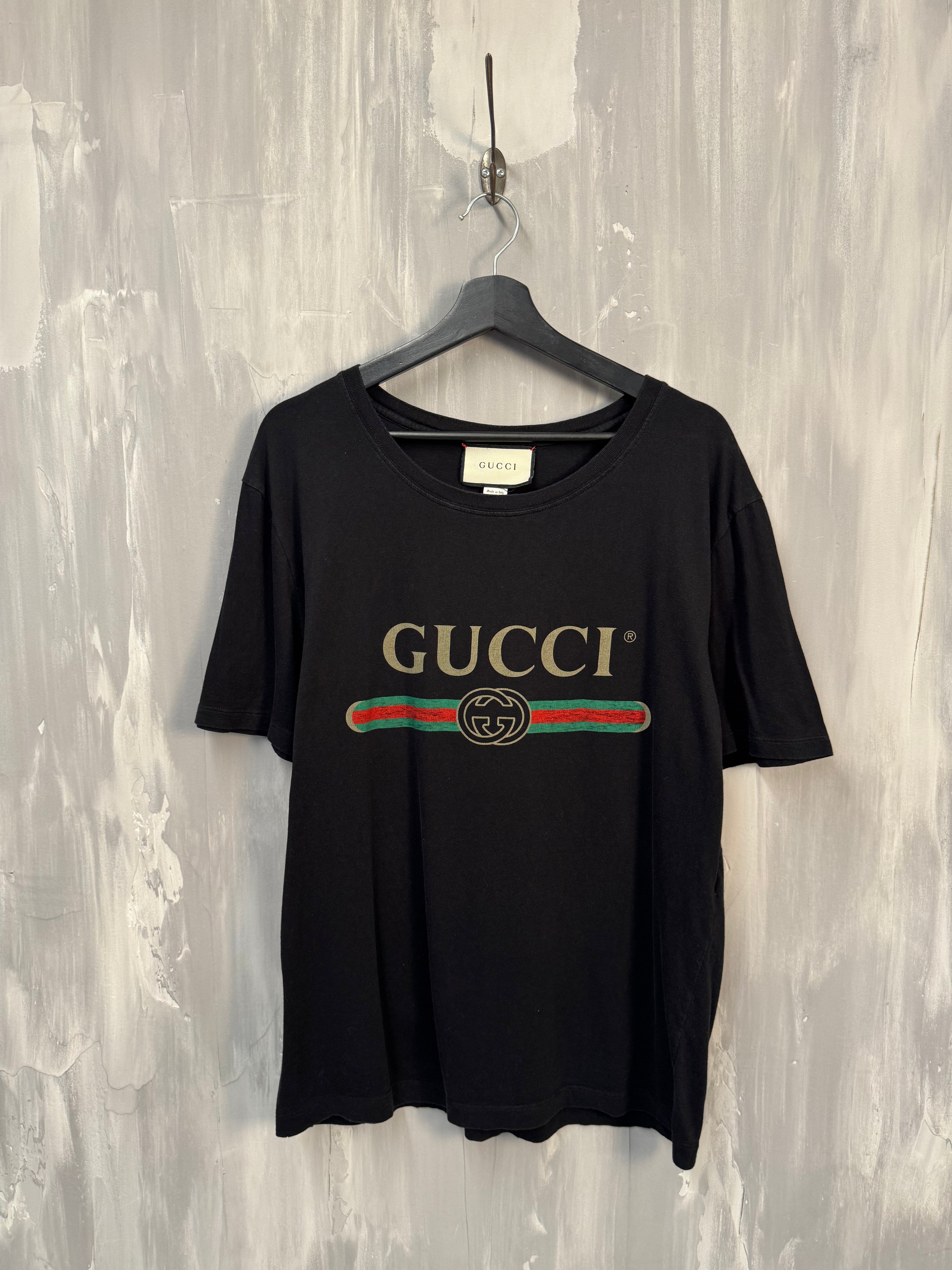 Gucci Logo Tee Black