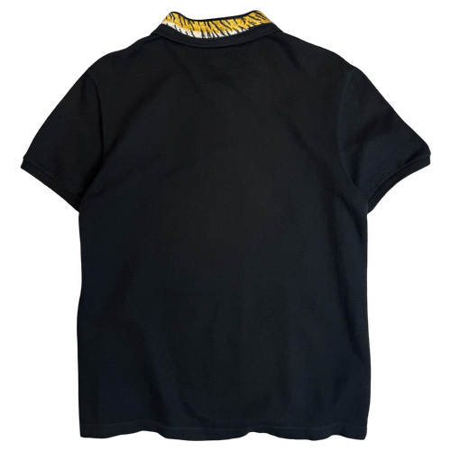 Gucci Tiger Collar Polo Shirt Black | Vintage Clothing Store Canada