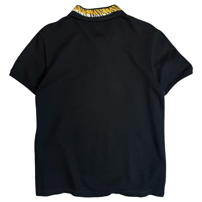 Gucci Tiger Collar Polo Shirt Black | Vitnage Clothing Store Canada