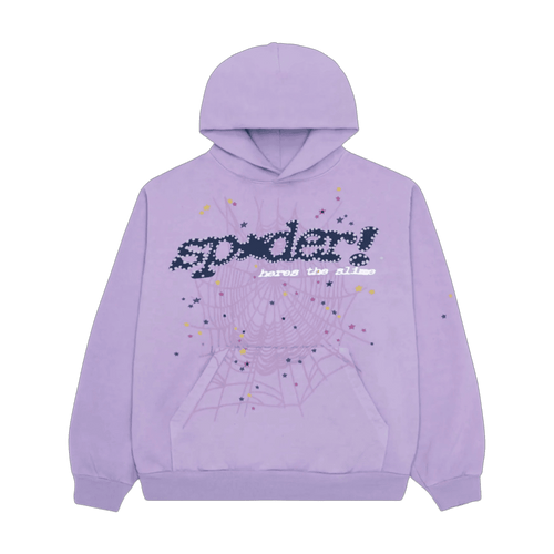 Sp5der Acai Hoodie Purple | Vintage Clothing Store Canada