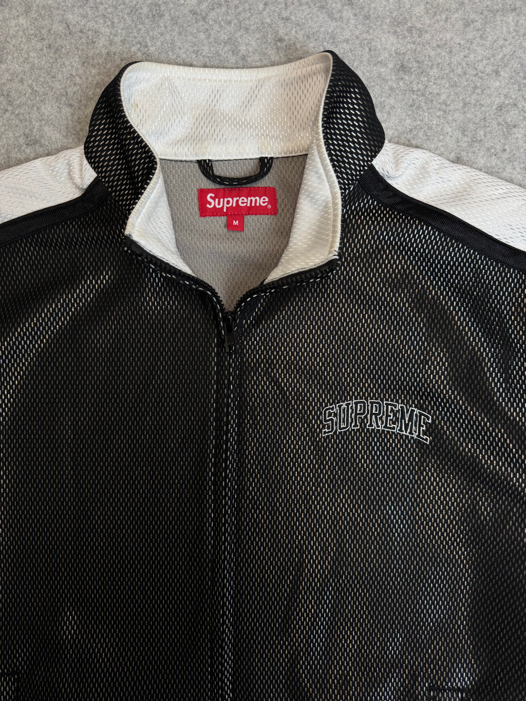 Supreme Bonded Mesh Track Jacket Black (USED)