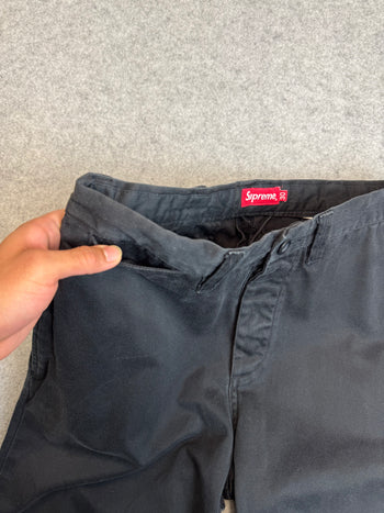 Supreme Pin Up Chino Pants Black (USED)