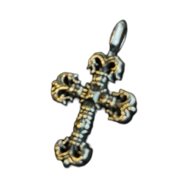 Chrome Hearts Filigree Cross .925 Silver Pendant